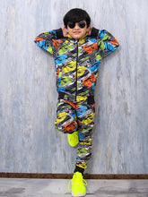Kids Racing Tracksuit – All-Over Sports Car Sublimation Print