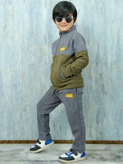 Boys Two-Tone Polar Fleece Tracksuit