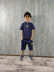 Navy Blue Kids Summer Shorts - Mash Stuff