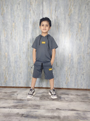 Gray Kids Summer Shorts – Mash Stuff